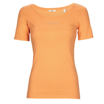 Oblečenie Žena Tričká s krátkym rukávom Esprit tee Oranžová
