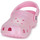 Topánky Dievča Nazuvky Crocs Classic Glitter Clog K Ružová