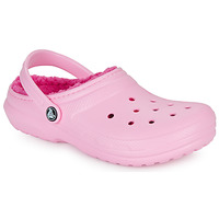 Topánky Dievča Nazuvky Crocs Classic Lined Clog K Ružová