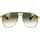 Hodinky & Bižutéria Muž Slnečné okuliare Gucci Occhiali da Sole  GG1220S 004 Zlatá