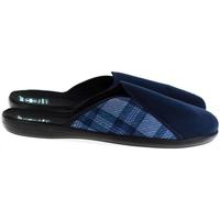 Topánky Muž Papuče Adanex Pánske modré papuče  27899 tmavomodrá
