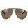 Hodinky & Bižutéria Muž Slnečné okuliare Gucci Occhiali da Sole  GG1220S 002 Zlatá