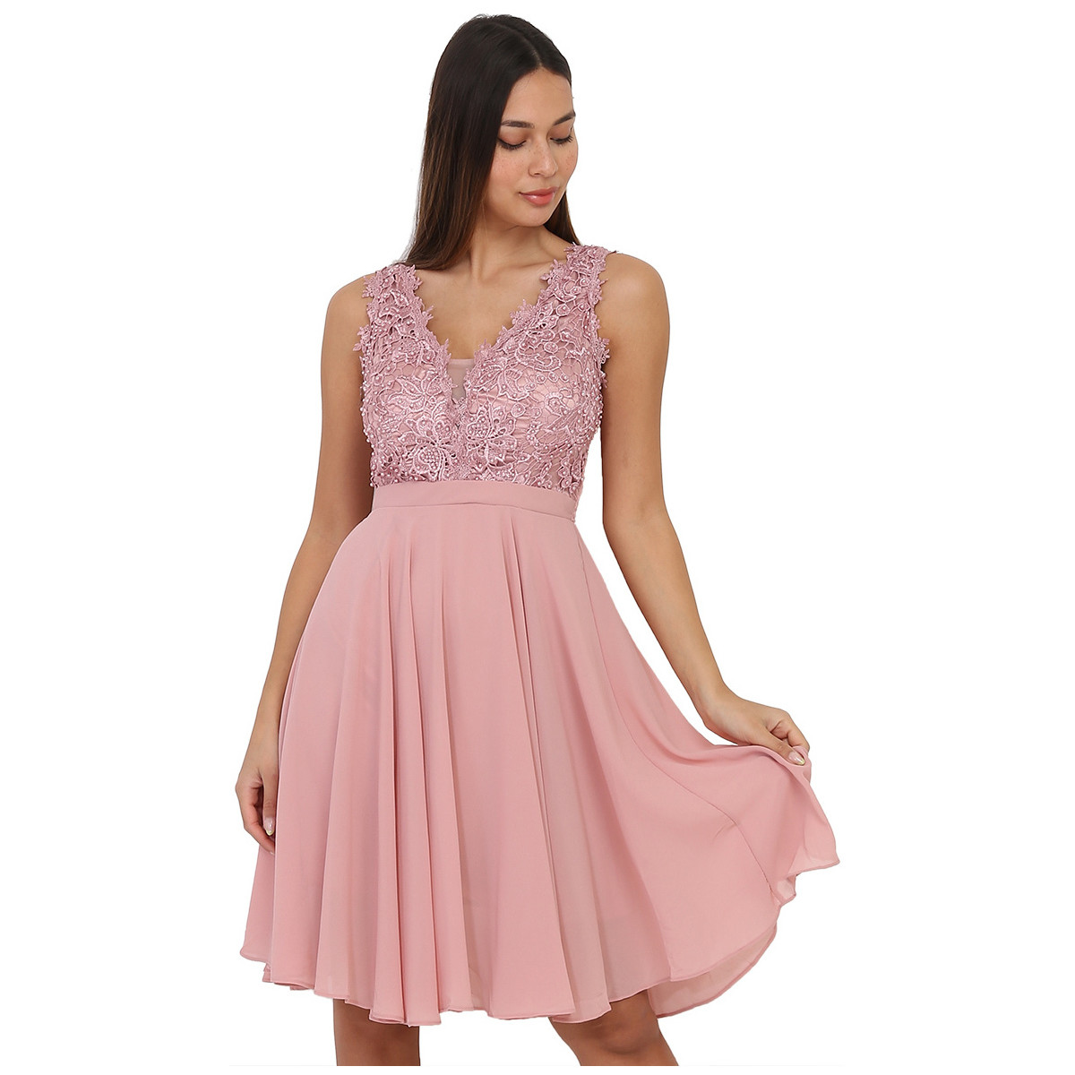 Oblečenie Žena Šaty La Modeuse 20194_P56246 Ružová
