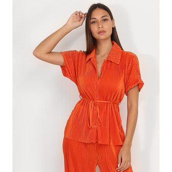 Oblečenie Žena Košele a blúzky La Modeuse 63241_P143761 Oranžová