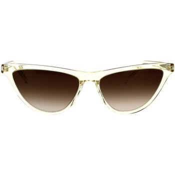 Hodinky & Bižutéria Slnečné okuliare Yves Saint Laurent Occhiali da Sole Saint Laurent  SL 550 Slim 005 Žltá