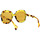 Hodinky & Bižutéria Žena Slnečné okuliare Gucci Occhiali da Sole  GG1240S 003 Hnedá