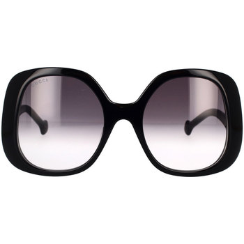Hodinky & Bižutéria Žena Slnečné okuliare Gucci Occhiali da Sole  GG1235S 001 Čierna
