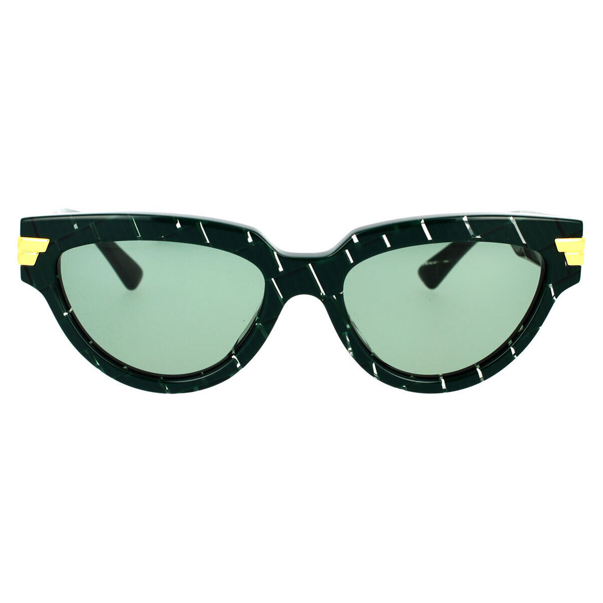 Hodinky & Bižutéria Žena Slnečné okuliare Bottega Veneta Occhiali da Sole  BV1035S 004 Zelená