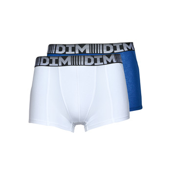 Spodná bielizeň Muž Boxerky DIM AIR COTON 3DFLEX PACK X2 Modrá / Biela