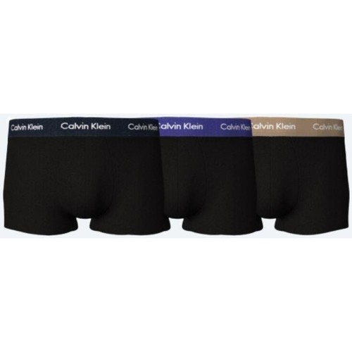 Spodná bielizeň Muž Spodky Calvin Klein Jeans 0000U2664G6ED LOW RISE TRUNK 3PK Čierna