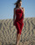 Oblečenie Žena Krátke šaty THEAD. BELLA DRESS Červená