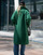 Oblečenie Žena Kabáty THEAD.  Zelená