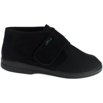 Topánky Muž Papuče Adanex Pánske čierne papuče  25586 čierna