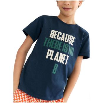 Oblečenie Chlapec Tričká s krátkym rukávom Ecoalf  Modrá