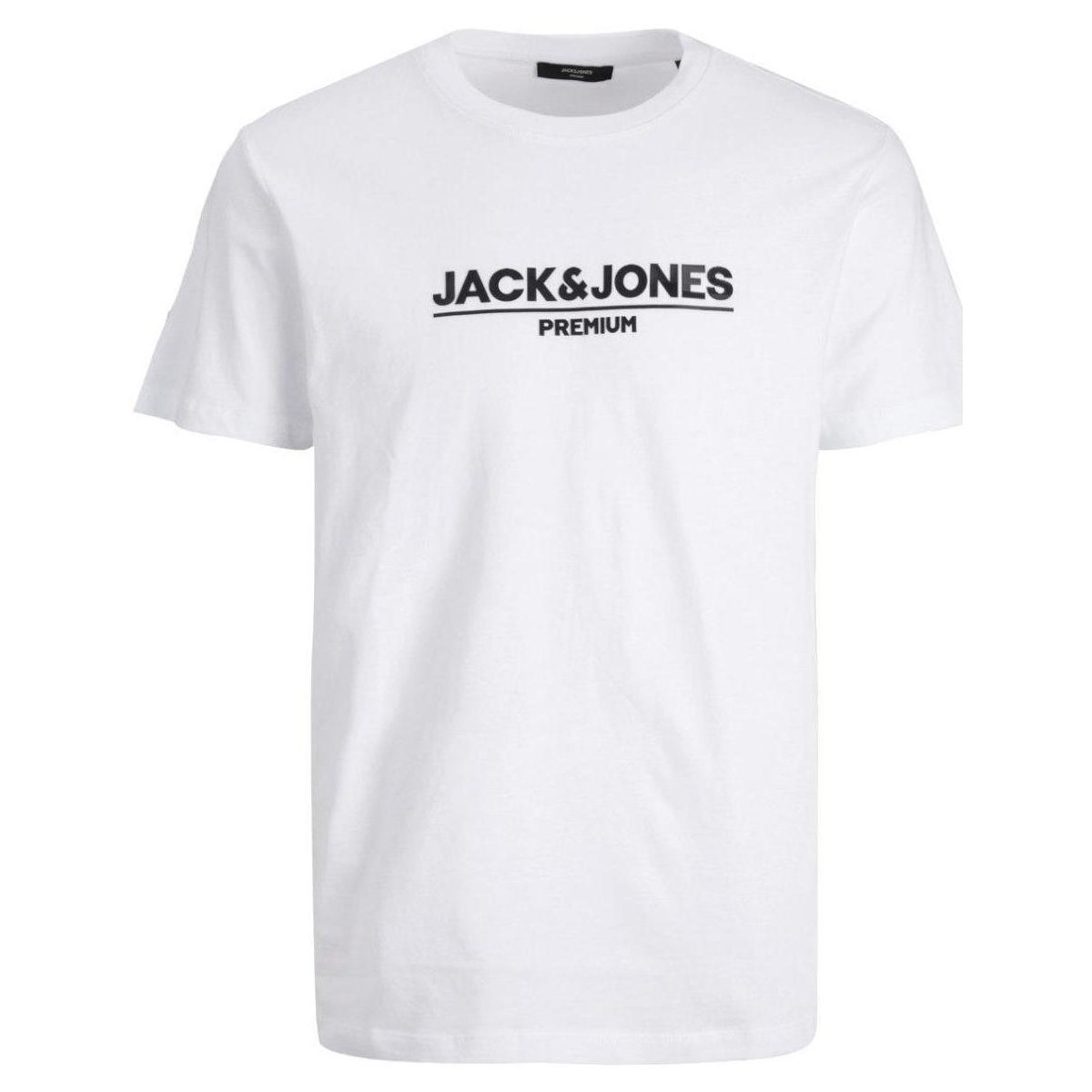 Oblečenie Muž Tričká s krátkym rukávom Jack & Jones  Biela