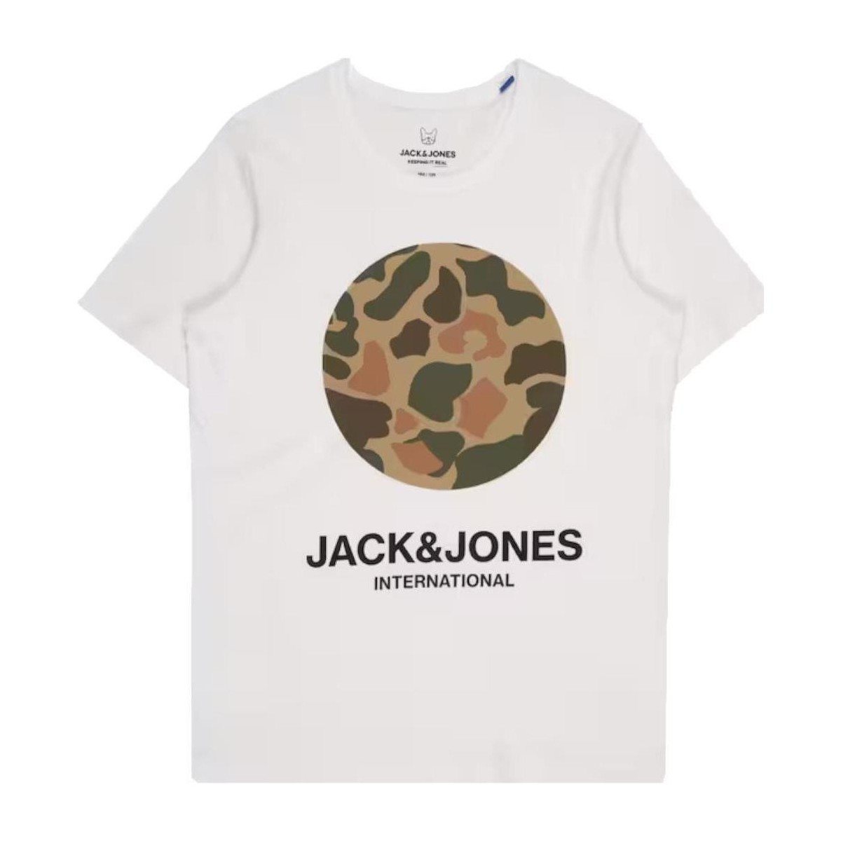 Oblečenie Chlapec Tričká s krátkym rukávom Jack & Jones  Biela