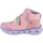 Topánky Dievča Polokozačky Skechers Heart Lights - Brilliant Rainbow Ružová