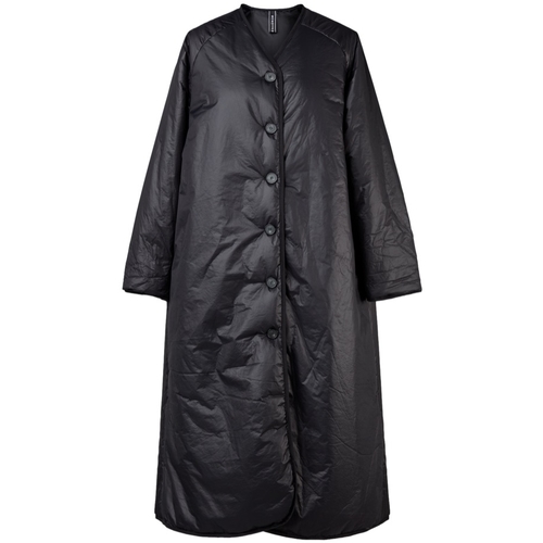 Oblečenie Žena Kabáty Wendy Trendy Coat 221327 - Black Čierna