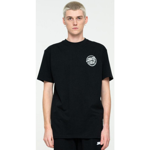 Oblečenie Muž Tričká a polokošele Santa Cruz Alive dot t-shirt Čierna