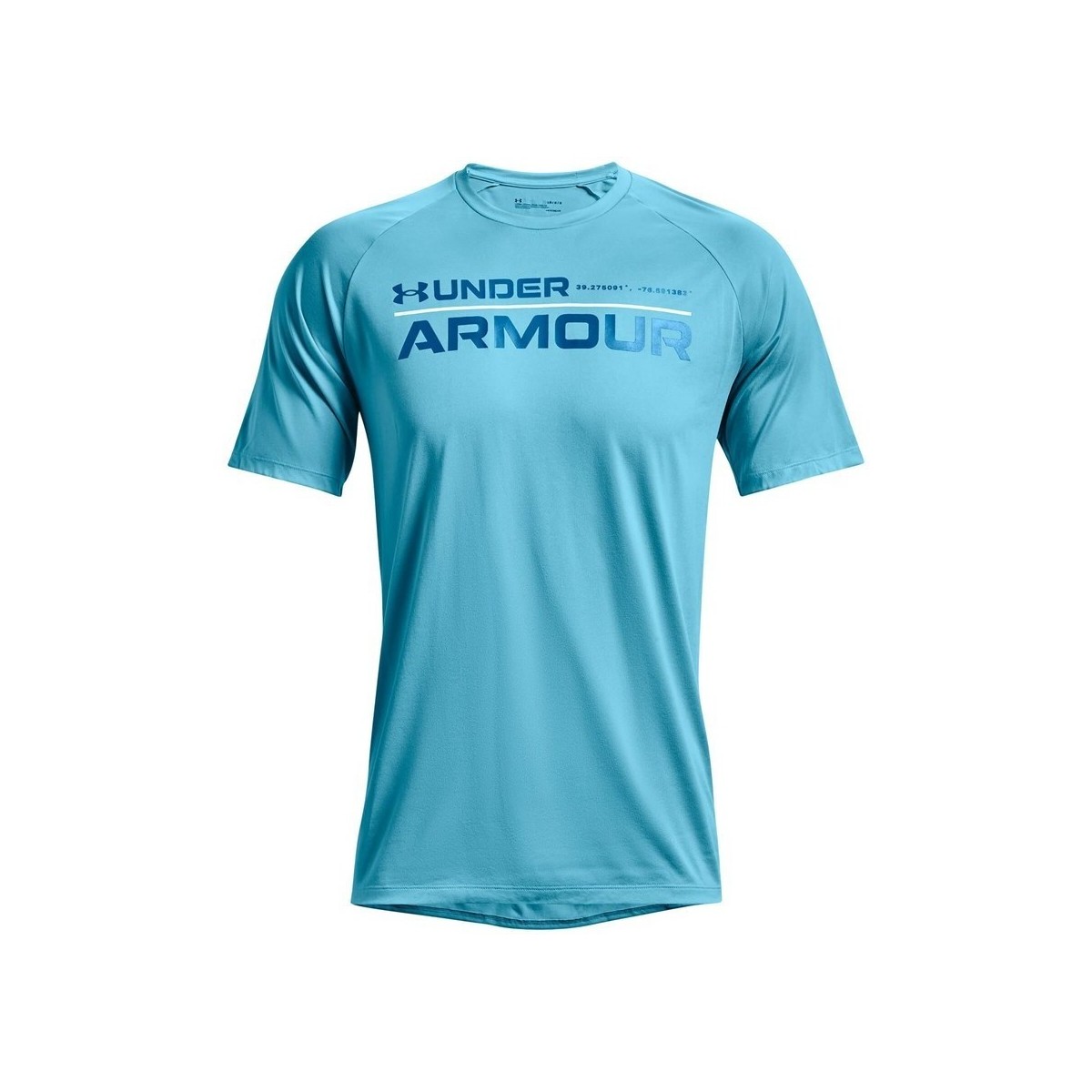 Oblečenie Muž Tričká s krátkym rukávom Under Armour Tech 20 Wordmark SS Modrá