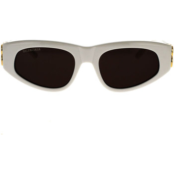 Hodinky & Bižutéria Slnečné okuliare Balenciaga Occhiali da Sole  BB0095S 012 Biela