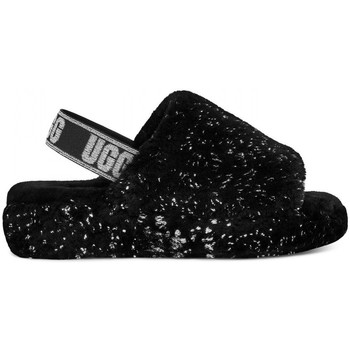 Topánky Žena Sandále UGG W fluff yeah metallic sparkle Čierna