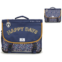 Tašky Dievča Školské tašky a aktovky Pol Fox CARTABLE HAPPY BLUE 38 CM Námornícka modrá