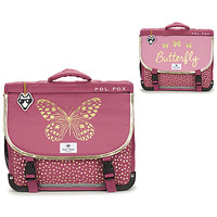 Tašky Dievča Školské tašky a aktovky Pol Fox CARATABLE BUTTERFLY 38 CM Ružová / Zlatá