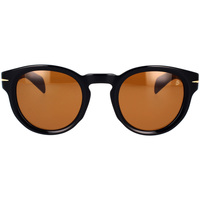 Hodinky & Bižutéria Slnečné okuliare David Beckham Occhiali da Sole  DB7041/S 807 Čierna