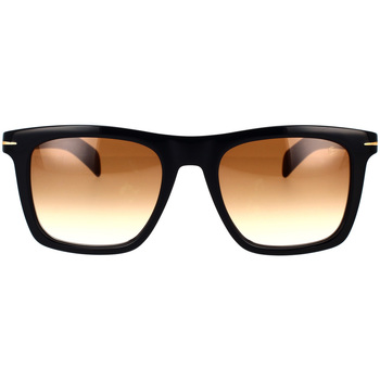 Hodinky & Bižutéria Deti Slnečné okuliare David Beckham Occhiali da Sole  DB7000/S 807 Čierna