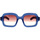 Hodinky & Bižutéria Slnečné okuliare Retrosuperfuture Occhiali da Sole  Benz Milky Way 8FN Modrá