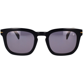 Hodinky & Bižutéria Slnečné okuliare David Beckham Occhiali da Sole  DB7076/S 807 Čierna