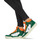 Topánky Členkové tenisky Polo Ralph Lauren POLO CRT HGH-SNEAKERS-HIGH TOP LACE Zelená / Biela / Oranžová