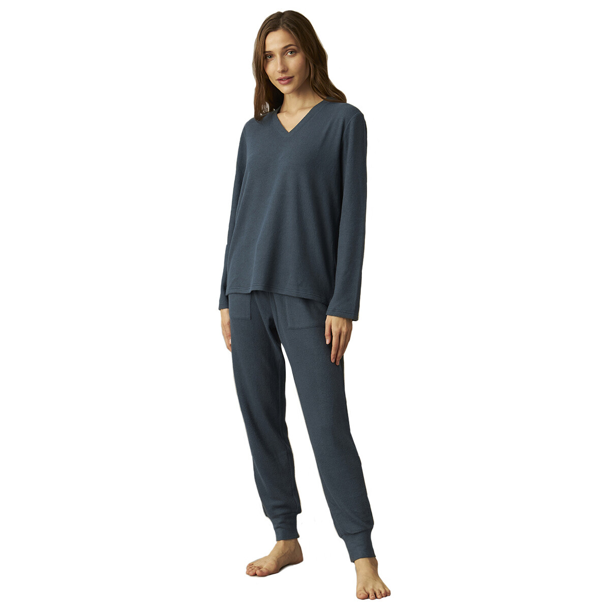 Oblečenie Žena Pyžamá a nočné košele J&j Brothers JJBCP1602 Modrá