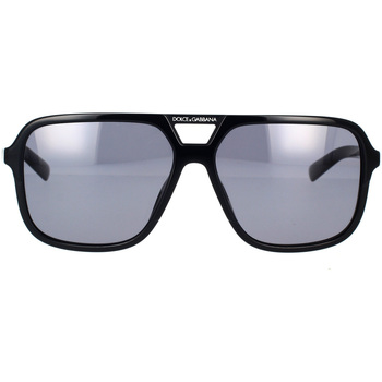 Hodinky & Bižutéria Slnečné okuliare D&G Occhiali da Sole  DG4354 193481 Polarizzati Čierna