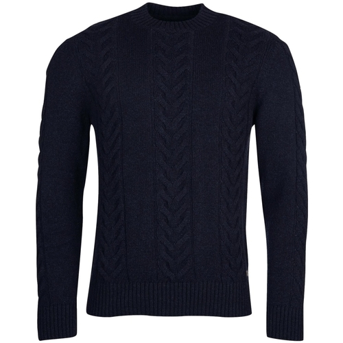 Oblečenie Muž Svetre Barbour Essential Pullover Cable Knit - Navy Modrá