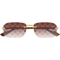 Hodinky & Bižutéria Slnečné okuliare Gucci Occhiali da Sole  GG1221S 004 Zlatá