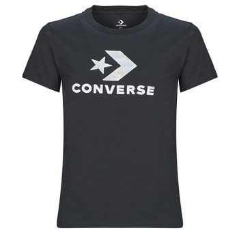 Oblečenie Žena Tričká s krátkym rukávom Converse FLORAL STAR CHEVRON Čierna