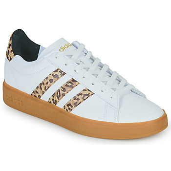 Topánky Žena Nízke tenisky Adidas Sportswear GRAND COURT 2.0 Biela / Leopard / Gum