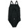 Oblečenie Dievča Plavky jednodielne adidas Performance BIG LOGO SUIT Čierna