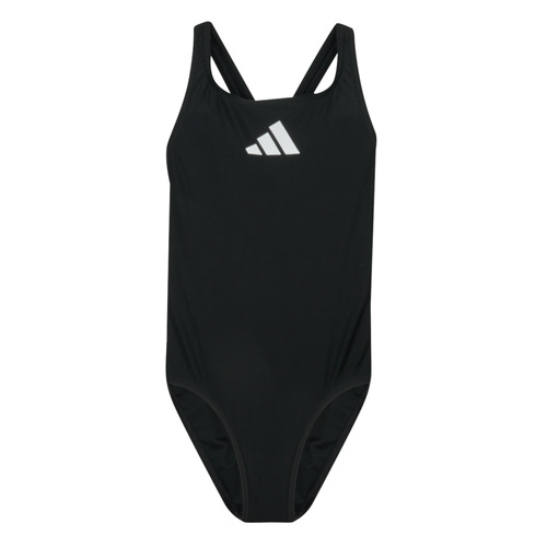 Oblečenie Dievča Plavky jednodielne adidas Performance 3 BARS SOL ST Y Čierna
