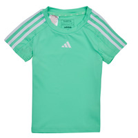 Oblečenie Dievča Tričká s krátkym rukávom adidas Performance TR-ES 3S T Zelená