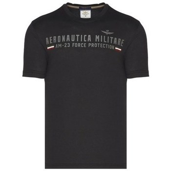 Oblečenie Muž Tričká s krátkym rukávom Aeronautica Militare TS1942J53834300 Čierna