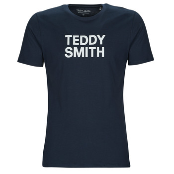 Oblečenie Muž Tričká s krátkym rukávom Teddy Smith TICLASS BASIC MC Námornícka modrá