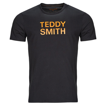Oblečenie Muž Tričká s krátkym rukávom Teddy Smith TICLASS BASIC MC Čierna
