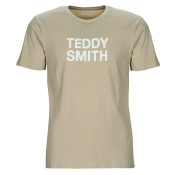 Oblečenie Muž Tričká s krátkym rukávom Teddy Smith TICLASS BASIC MC Béžová