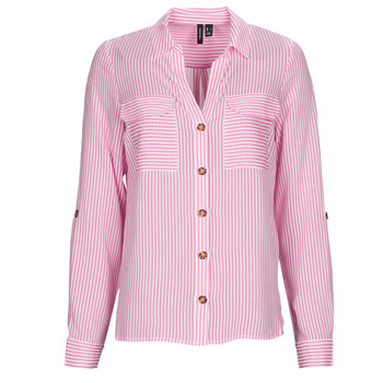 Oblečenie Žena Košele a blúzky Vero Moda VMBUMPY L/S SHIRT NEW NOOS Ružová