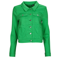 Oblečenie Žena Džínsové bundy Vero Moda VMWILD SOYA LS COL JACKET Zelená