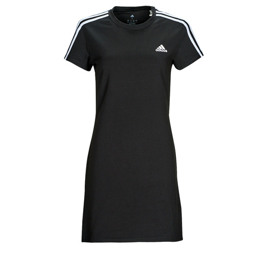Oblečenie Žena Krátke šaty Adidas Sportswear 3S FIT T DR Čierna
