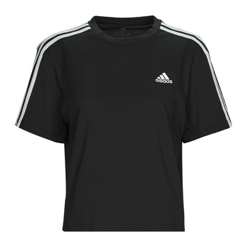 Oblečenie Žena Tričká s krátkym rukávom Adidas Sportswear 3S CR TOP Čierna